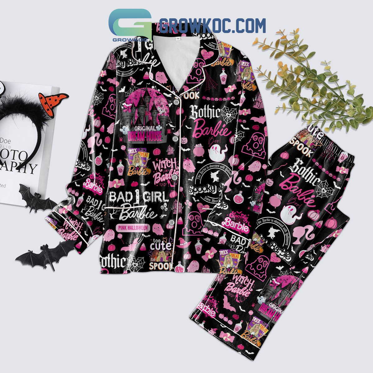 Witch Barbie Bad Girl Original Dream House Pajamas Set2B1 yzA2w