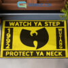 Wu Tang Clan Watch Ya Step Protect Ya Neck Fan Doormat2B1 XFIKA