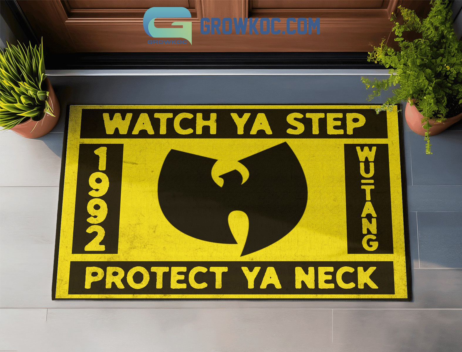 Wu Tang Clan Watch Ya Step Protect Ya Neck Fan Doormat2B1 XFIKA