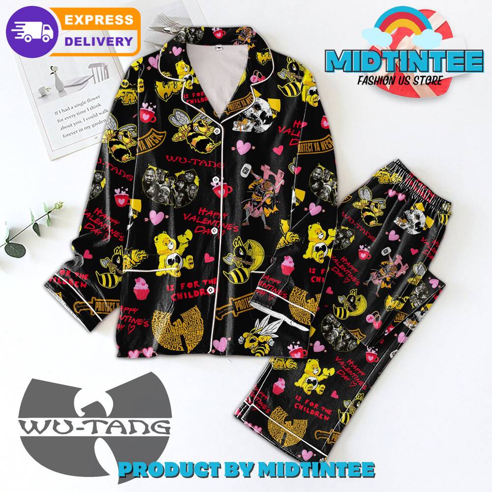 Wu Tang Happy Valentine Day Pajamas Set 1