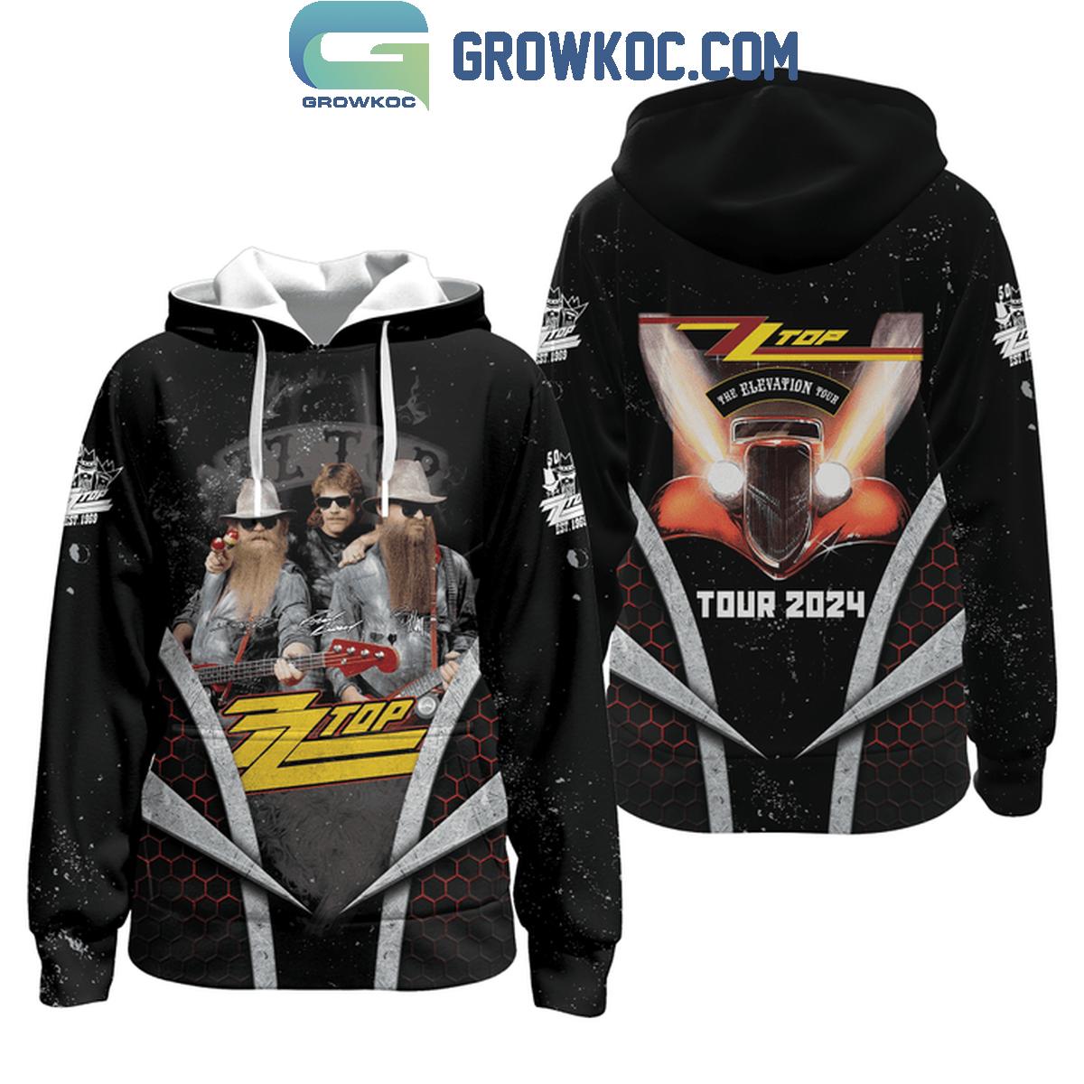 ZZ Top The Elevation Tour 2024 Fan Hoodie Shirts 1 u0sjs