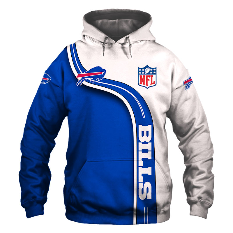 Zip Hoodie Pullover For Buffalo Bills Fans All Over Print With 3D Cute Design 0