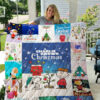 a charlie brown christmas 3d customized quilt blanket 1