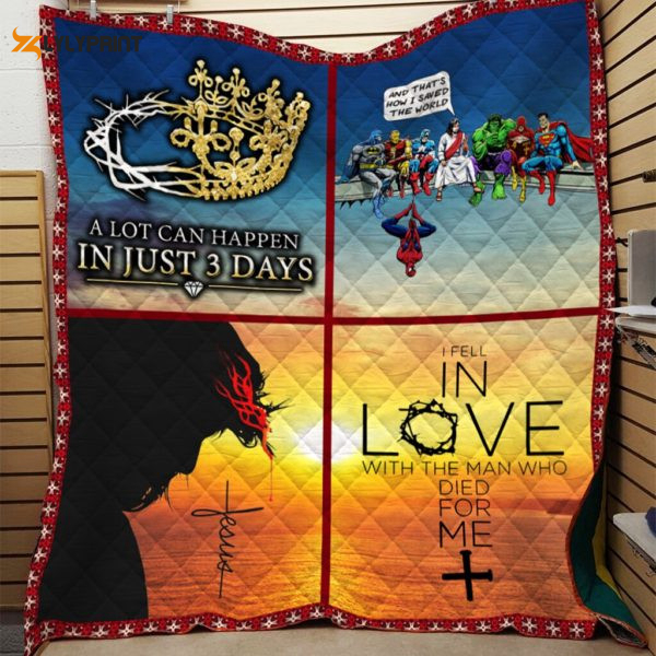 a lot can happen in justdays 3d customized quilt blanket