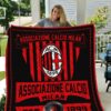 ac milan associazione calcio quilt blanket 5721