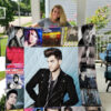 adam lambert 3d customized quilt blanket