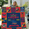 adelaide crows 2 quilt blanket for fans home decor gift 1