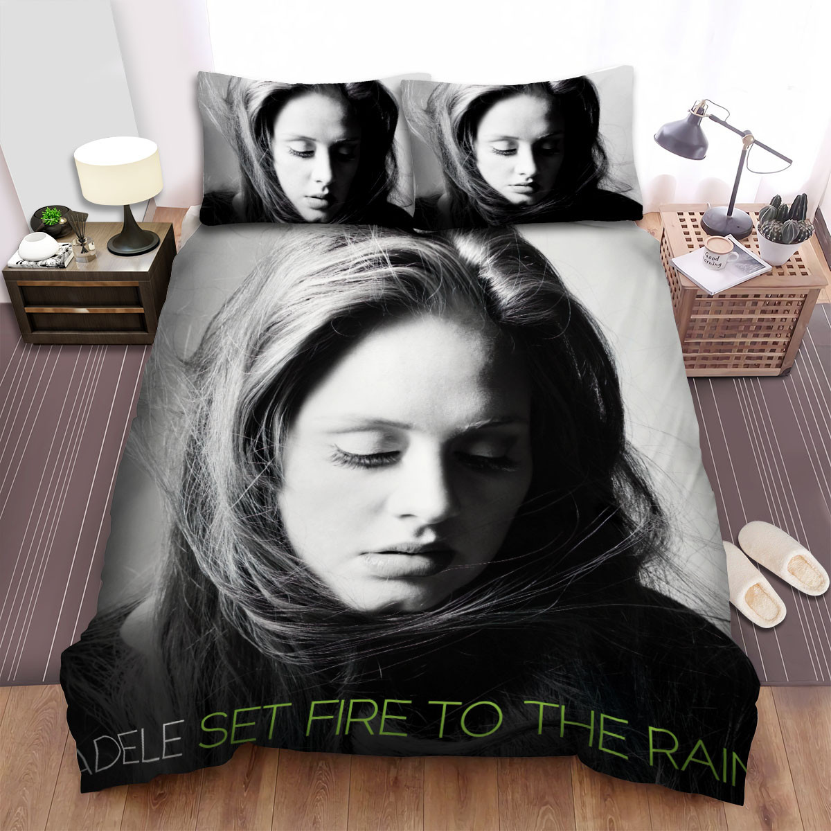 adele set fire to the rain bed sheets spread comforter duvet cover bedding sets jaeby