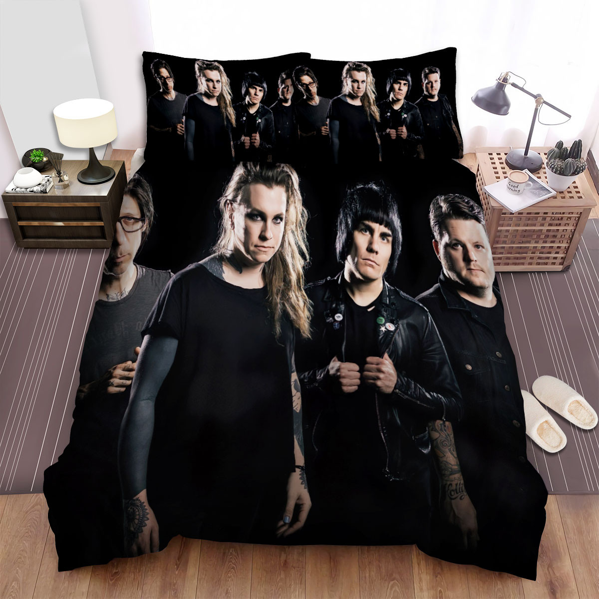 against me band cool duvet cover bedroom sets comfortable bedding sets bctxx