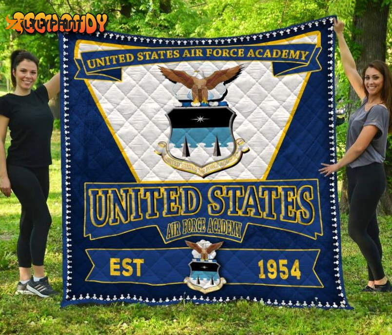 air force falcons quilt blanket for fans home decor gift 2a