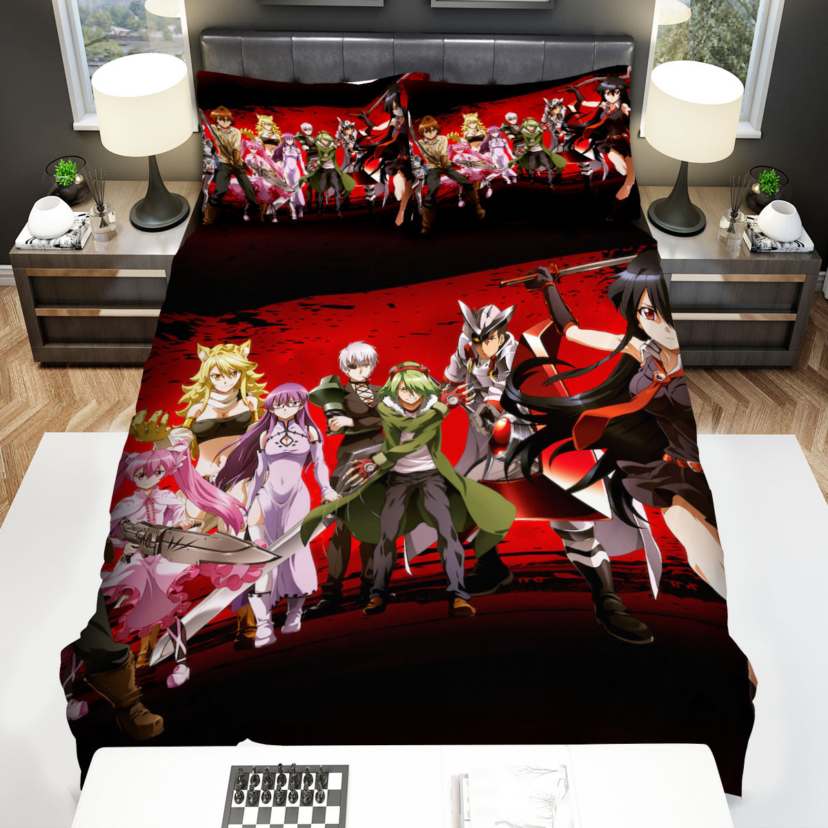 akame ga kill anime characters duvet cover bedroom sets comfortable bedding sets q0no1