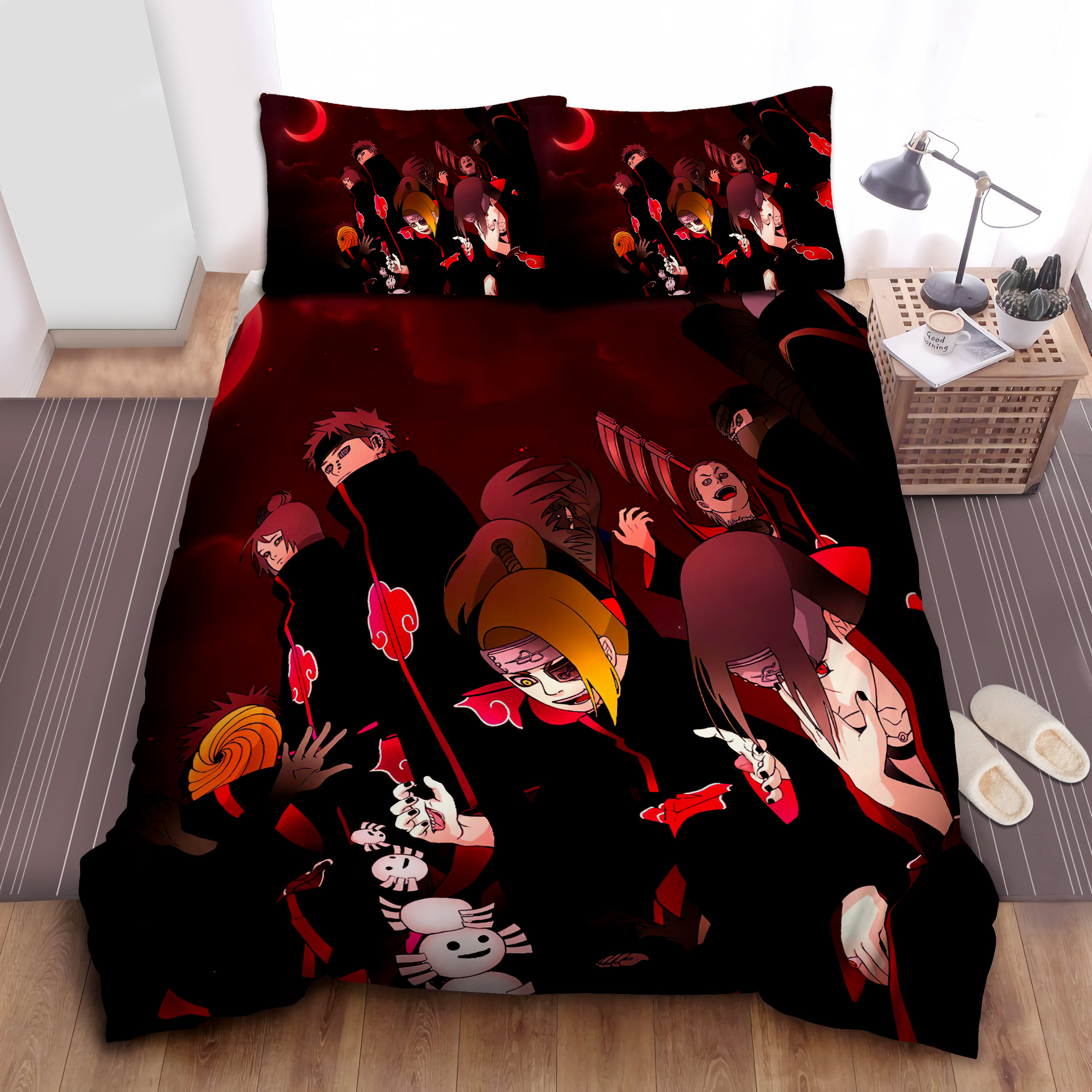 akatsuki at moon night duvet cover bedroom sets comfortable bedding sets hxlbx