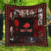 akatsuki members naruto premium quilt blanket anime home decor custom for fans 1l9xi