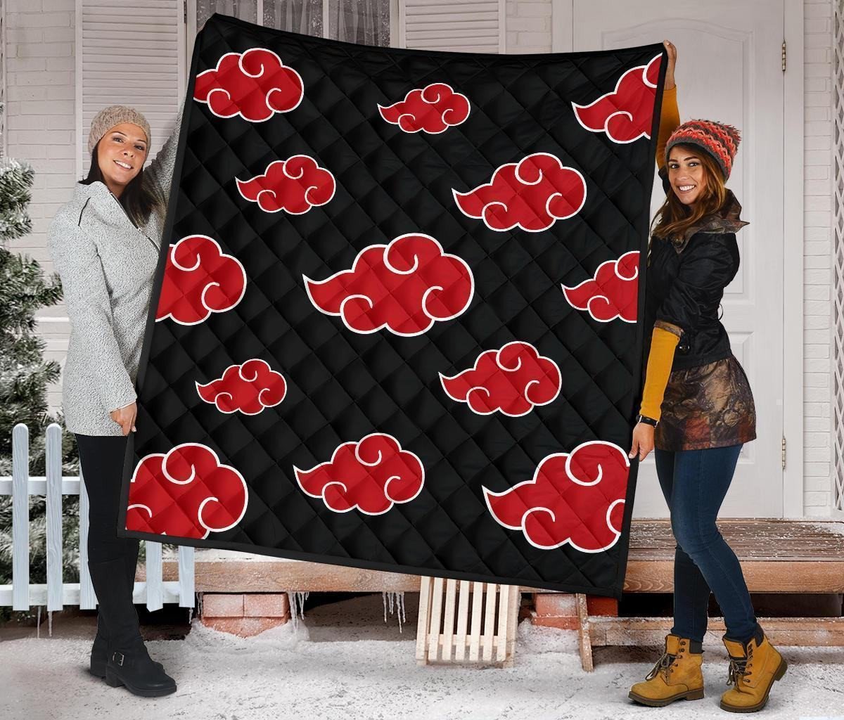 akatsuki quilt blanket for naruto bedding decor idea wjy6f