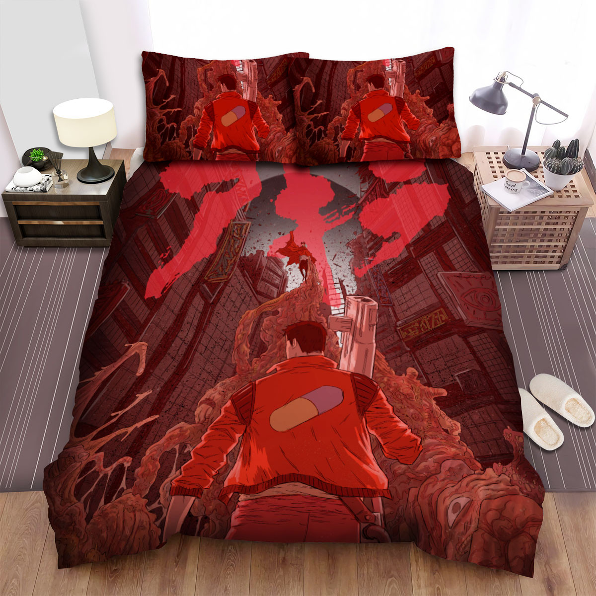 akira kaneda duels tetsuo illustration duvet cover bedroom sets comfortable bedding sets s39s5