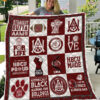 alabama a m bulldogs quilt blanket 2