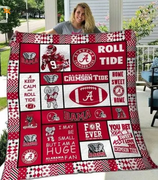 alabama crimson tide 1 quilt blanket for fans home decor gift 1 6