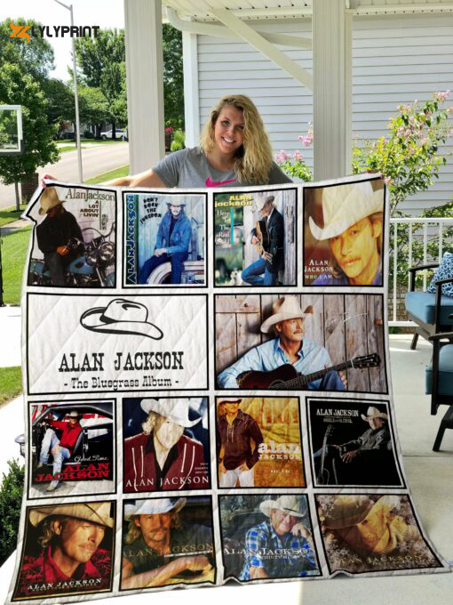 alan jackson 2 quilt blanket