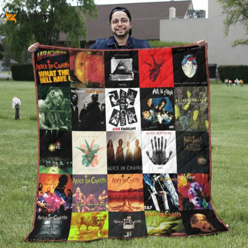 alice in chains 1 quilt blanket for fans home decor gift