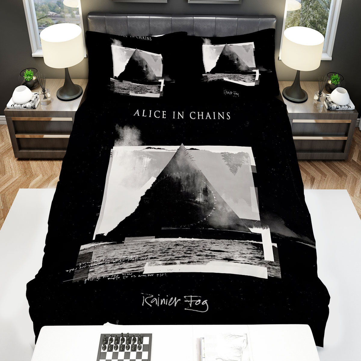 alice in chains rainier fog bed sheets spread comforter duvet cover bedding sets dqy1e