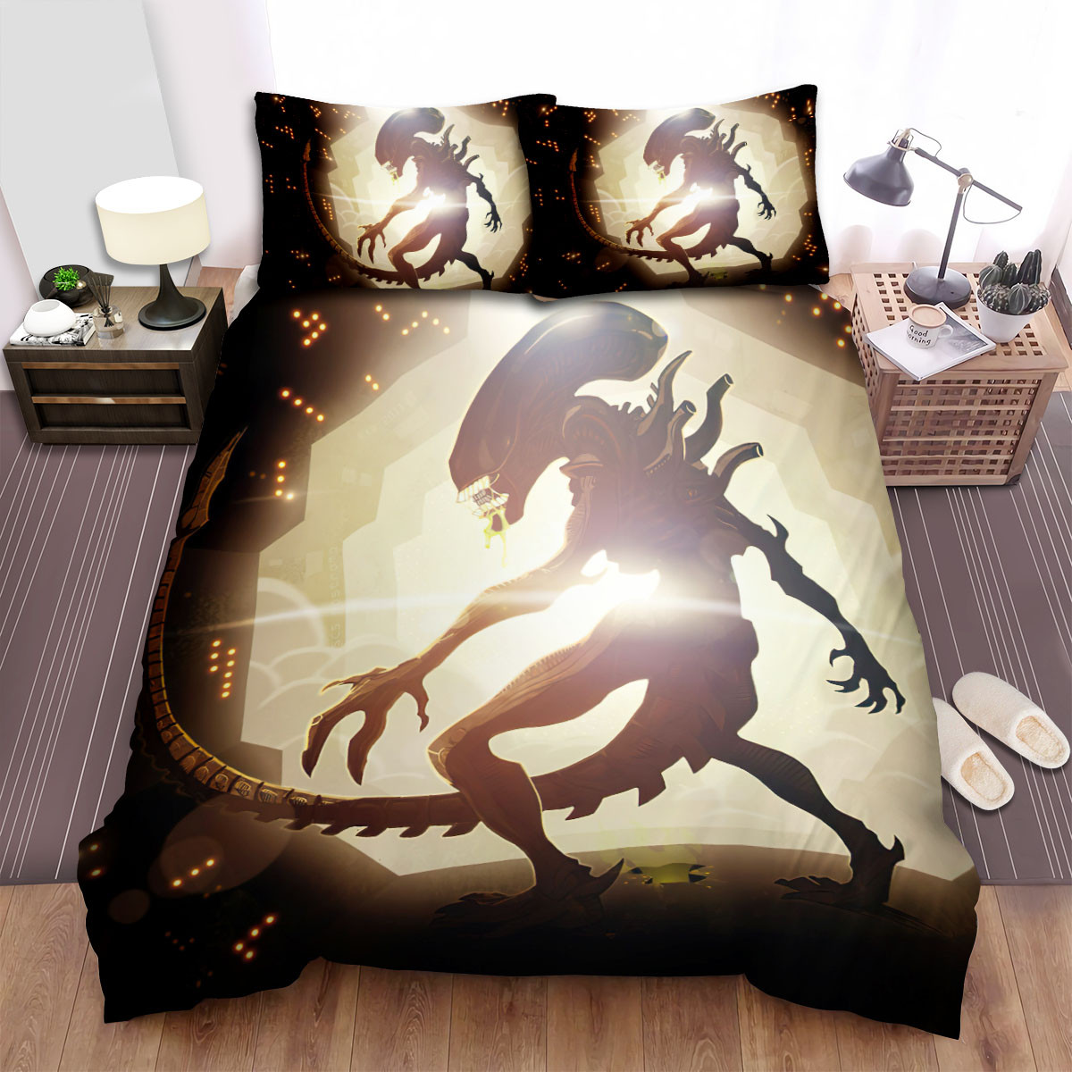 alien light bed sheets spread comforter duvet cover bedding sets janno