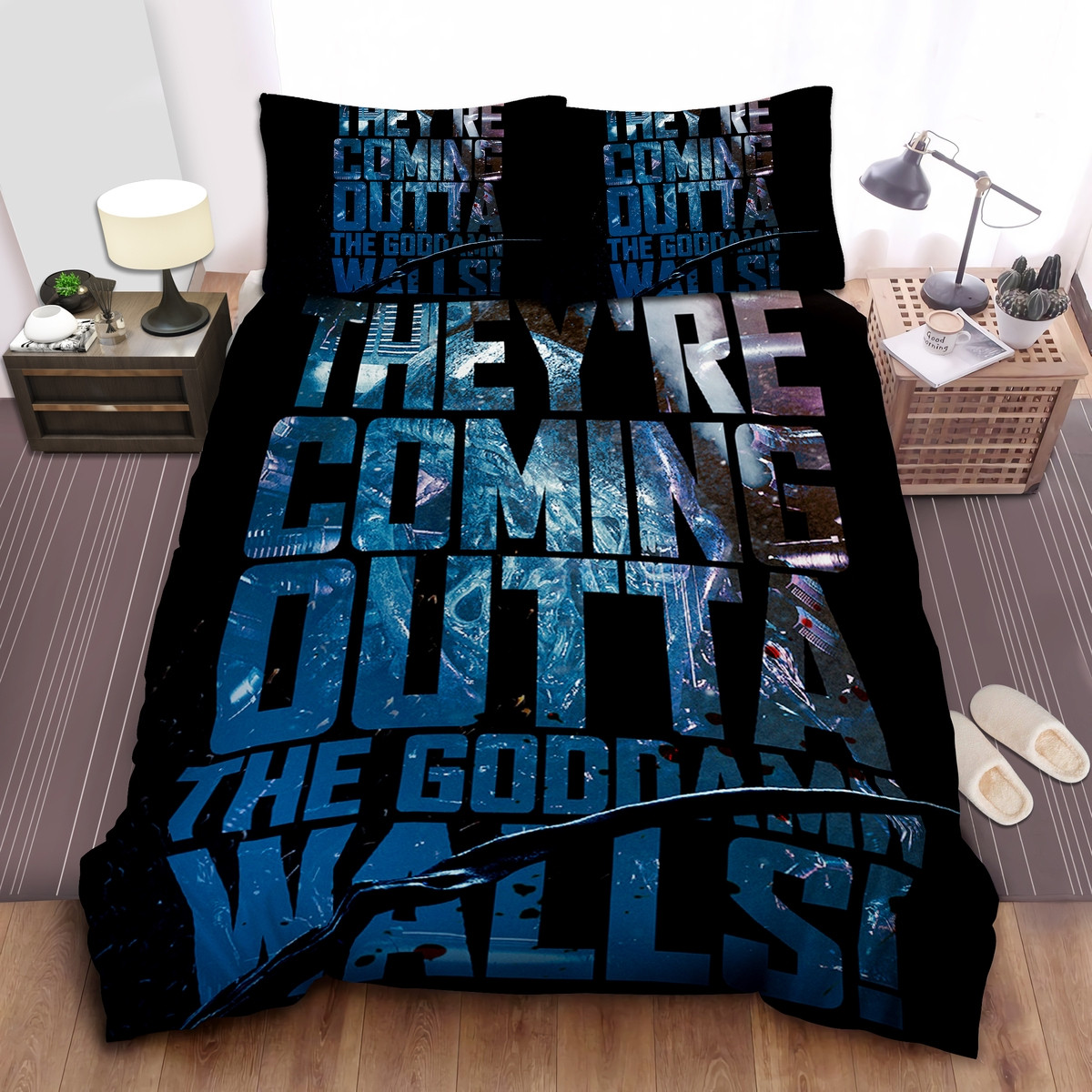 aliens iconic quote duvet cover bedroom sets comfortable bedding sets efwph