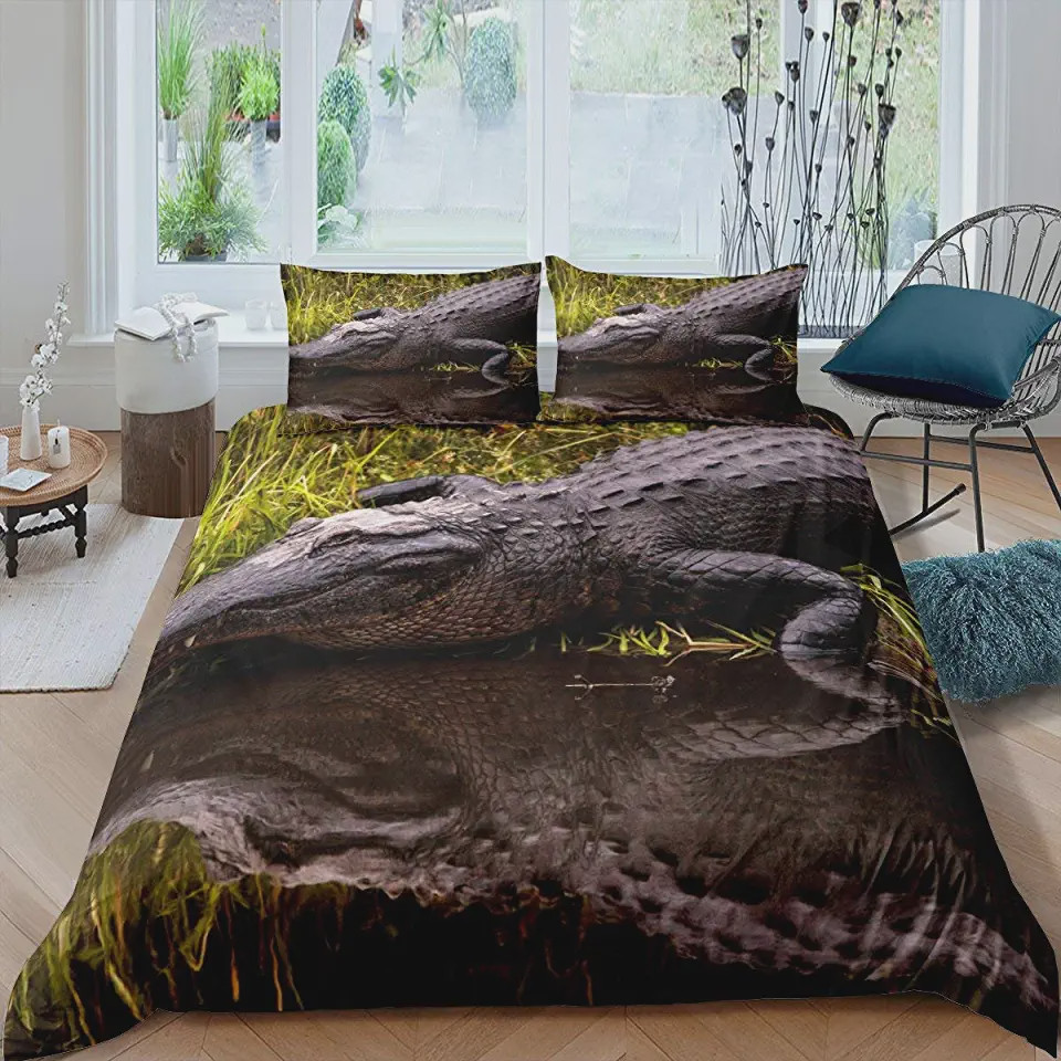 alligator duvet cover bedroom sets comfortable bedding sets mbocl