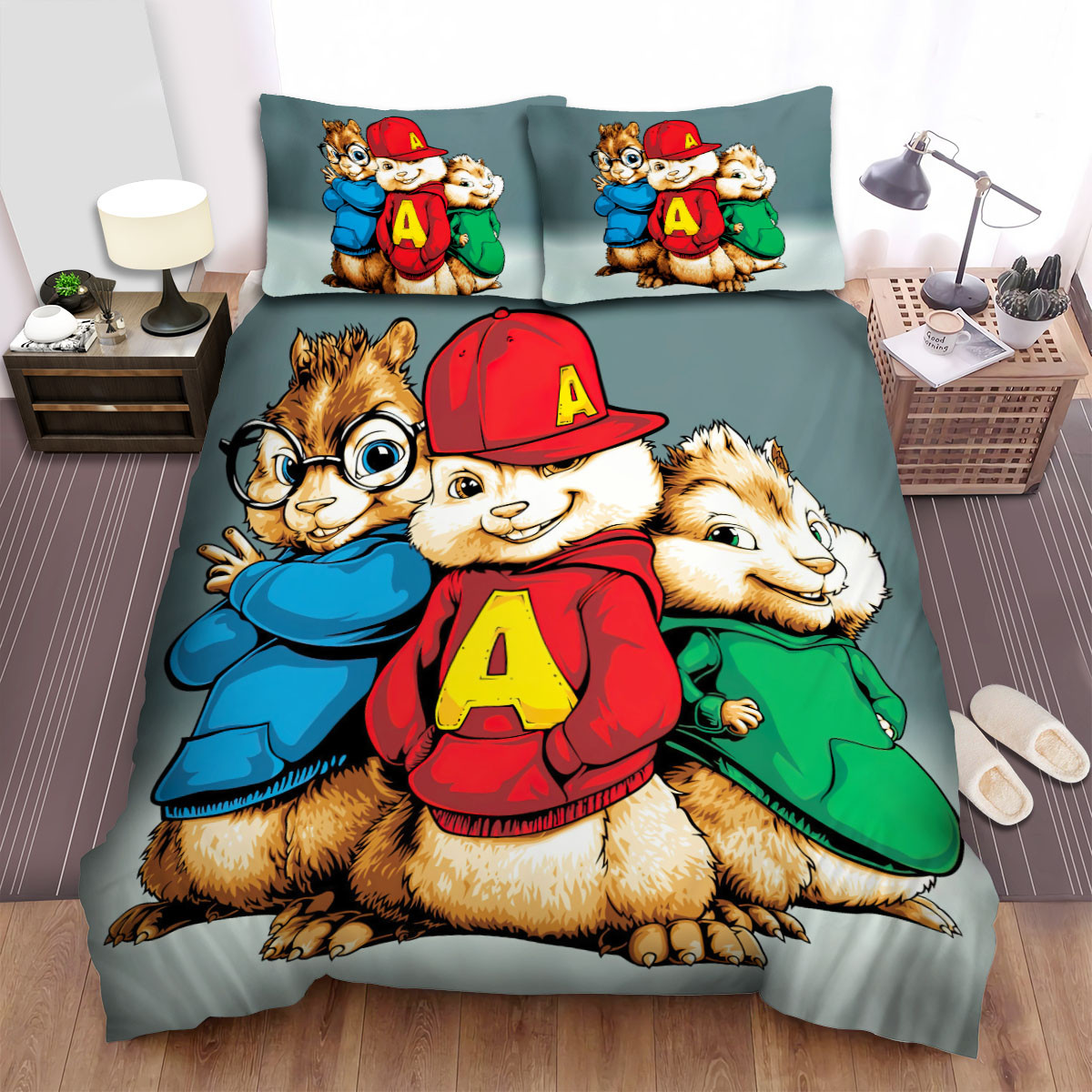 alvin and the chipmunks group image duvet cover bedroom sets comfortable bedding sets yaqmt