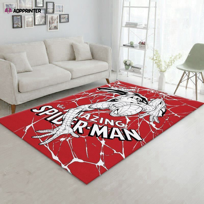 amazing spider man rug living room floor decor fan gifts 3