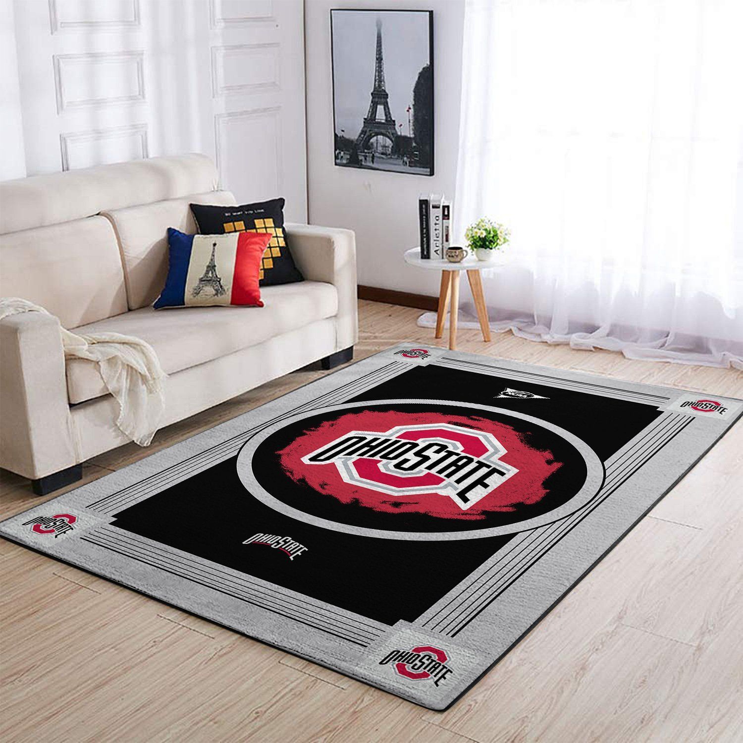 amazon ohio state buckeyes living room area no4366 rug 1603000760642 1603000760642