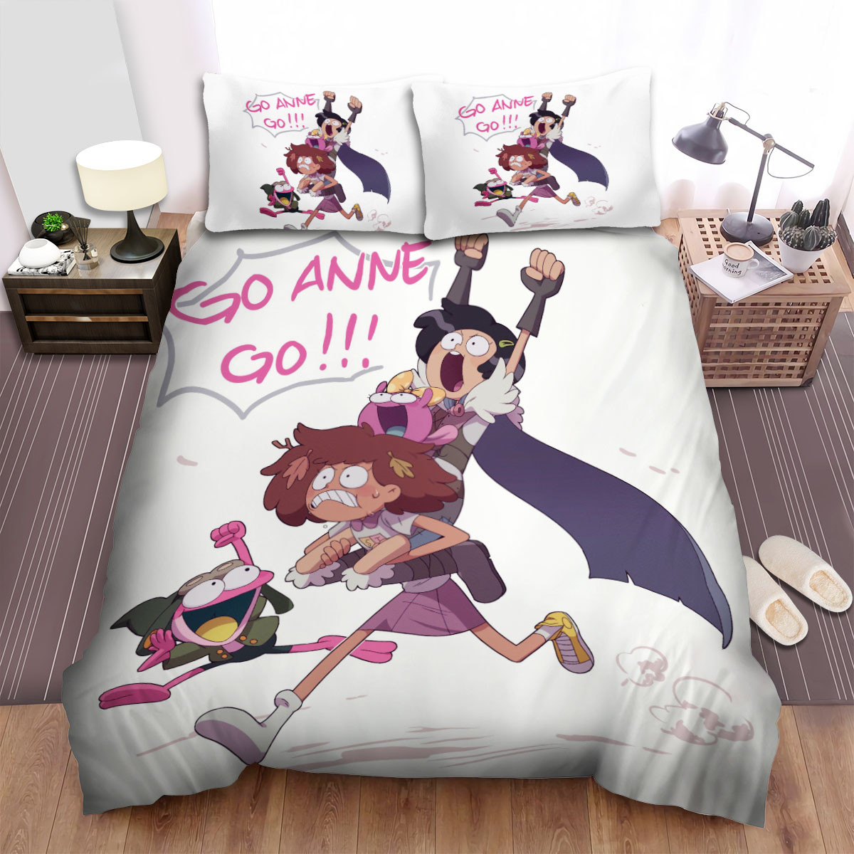 amphibia go anne go bed sheets spread duvet cover bedding sets xdduk