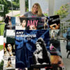 amy winehouse quilt blanket for fans home decor gift 1