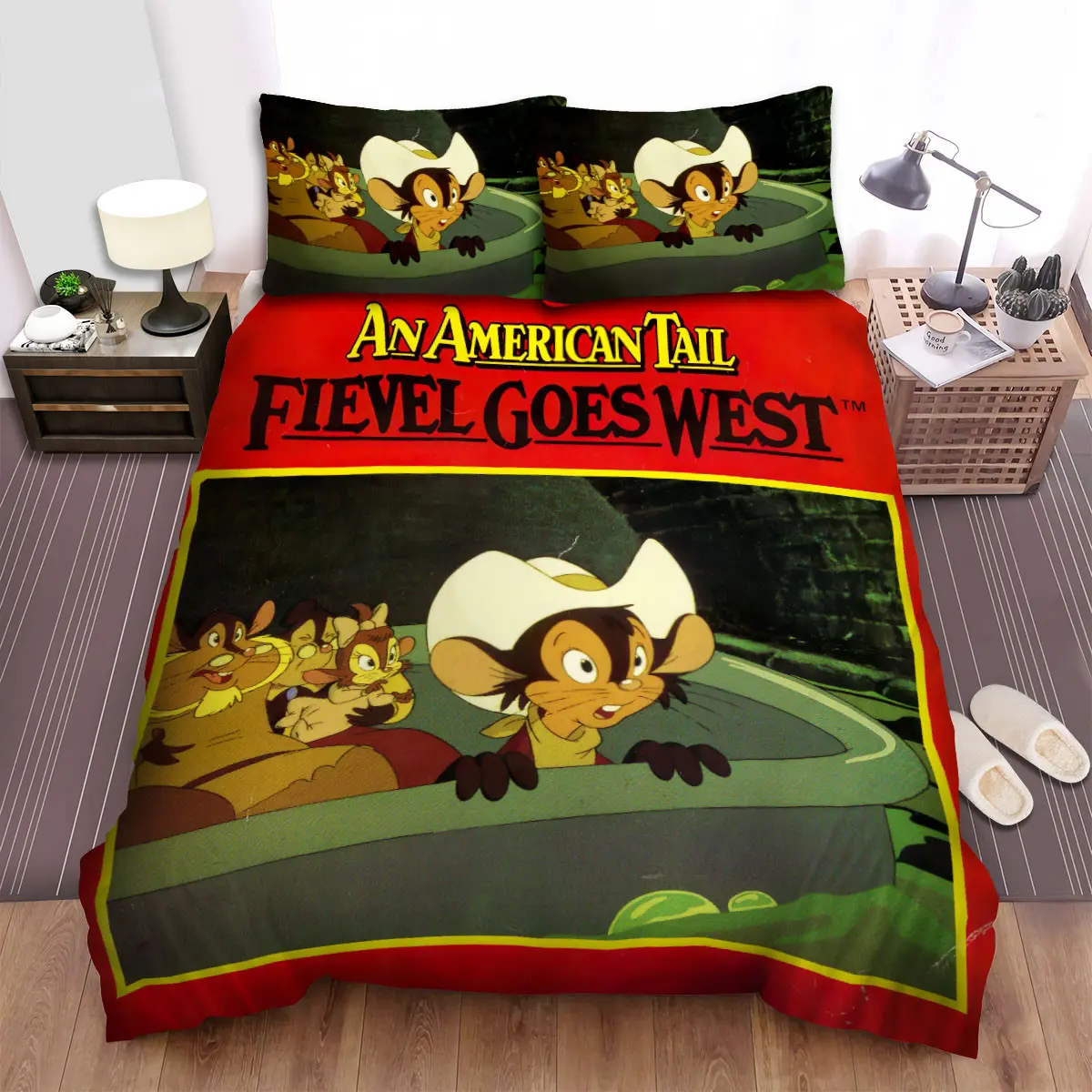 an american tail fievel goes west 1991 ver 3 bed sheets spread comforter duvet cover bedding sets yquke