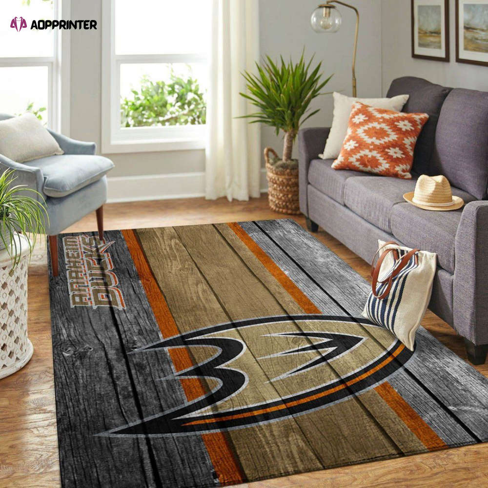 anaheim ducks rug living room floor decor fan gifts 18