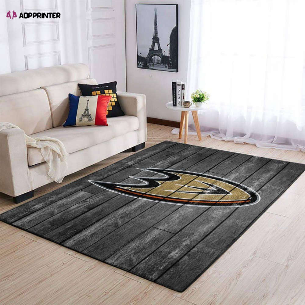 anaheim ducks rug living room floor decor fan gifts 29