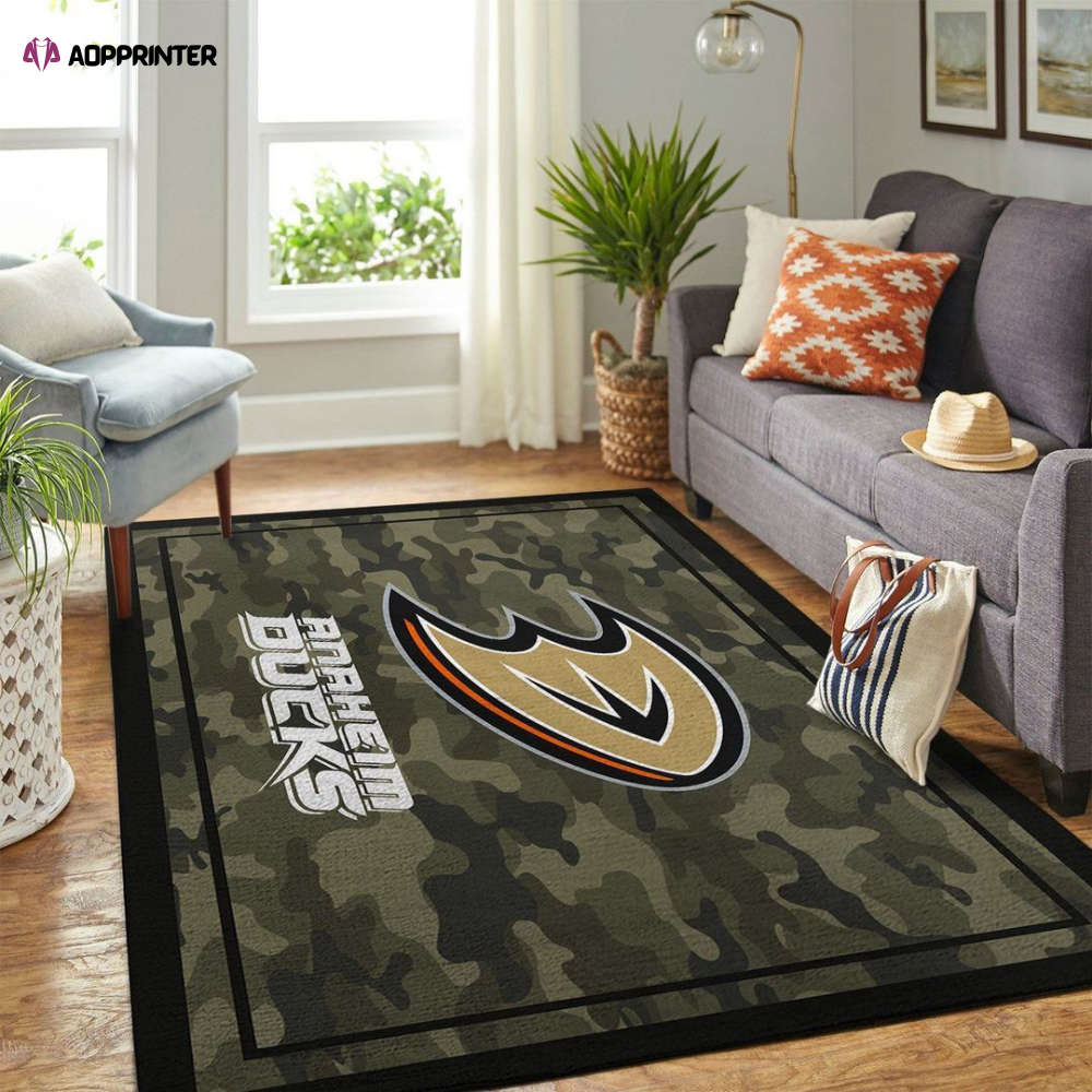 anaheim ducks rug living room floor decor fan gifts 9