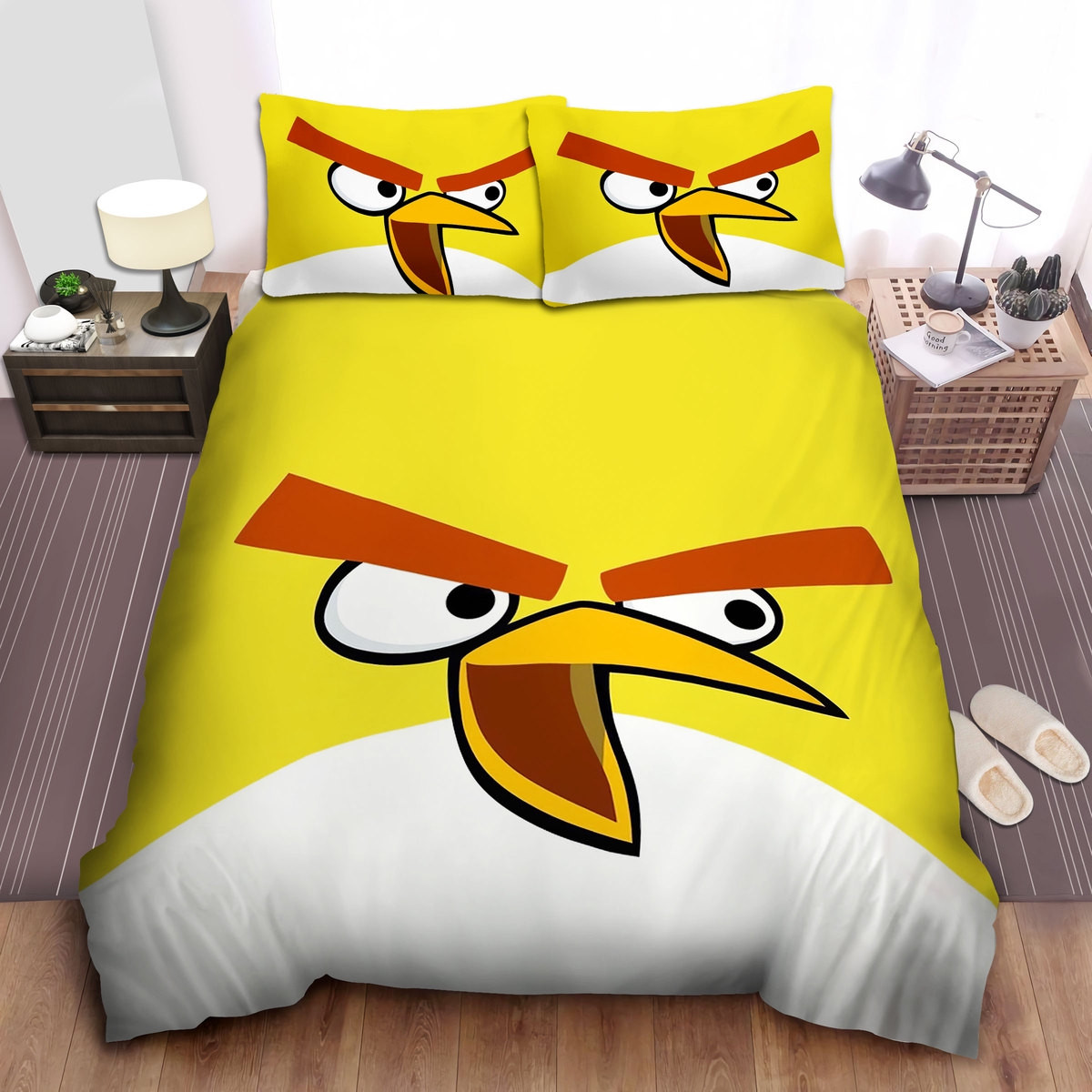 angry birds angry chuck bed sheets spread comforter duvet cover bedding sets mrydn