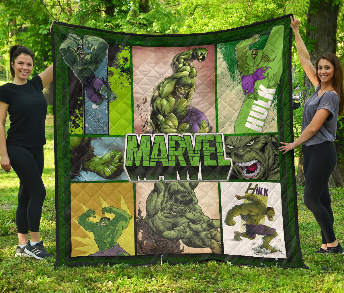 angry hulk swamp thing premium quilt blanket movie home decor custom for fans wvk7f