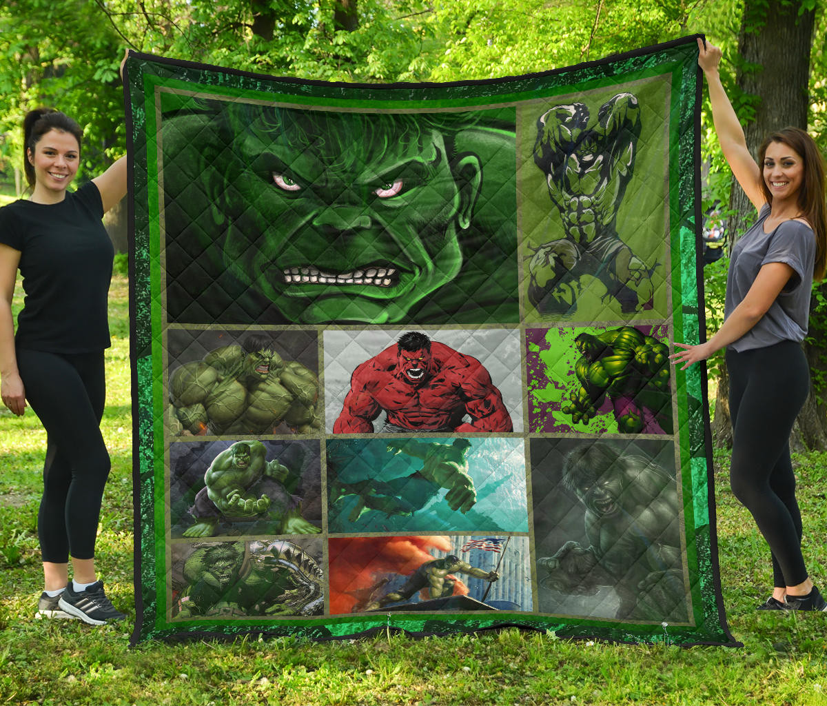 angry hulk the incredible hulk premium quilt blanket movie home decor custom for fans an8xz