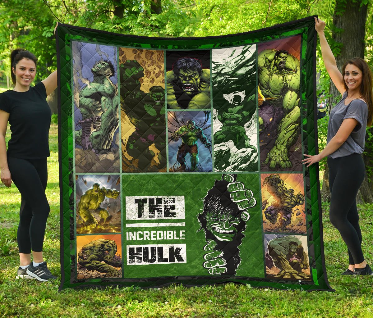 angry hulk the incredible hulk premium quilt blanket movie home decor custom for fans nlvuq