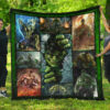 angry hulk the incredible hulk premium quilt blanket movie home decor custom for fans ttv0g