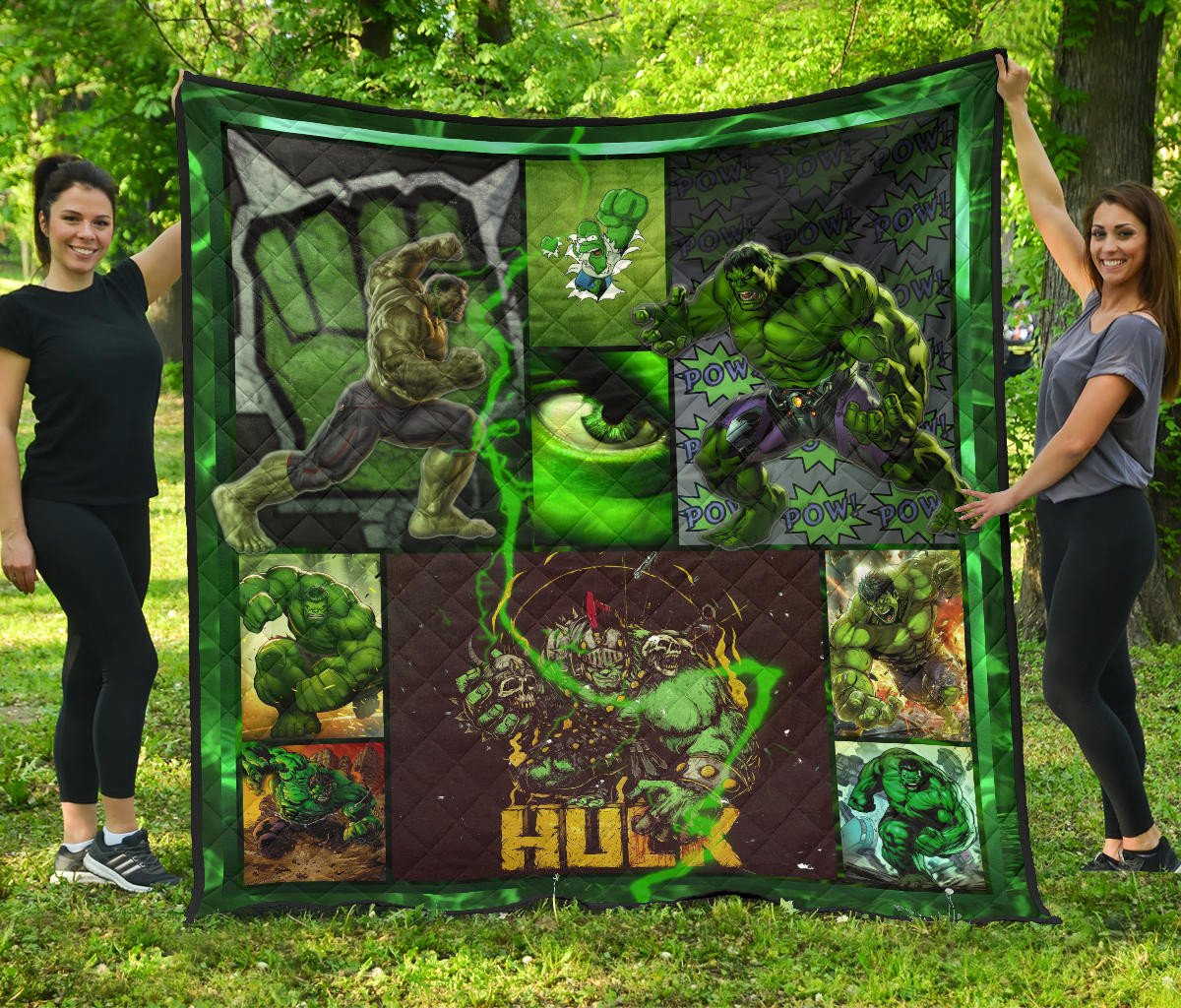 angry hulk the incredible hulk premium quilt blanket movie home decor custom for fans ylo2a