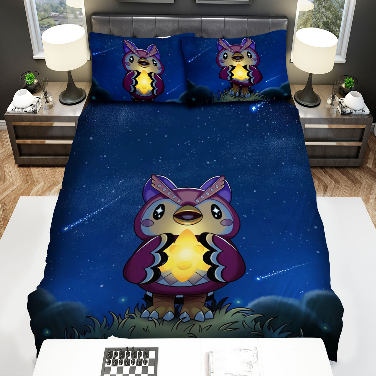 animal crossing celeste and the stars duvet cover bedroom sets comfortable bedding sets dmoub