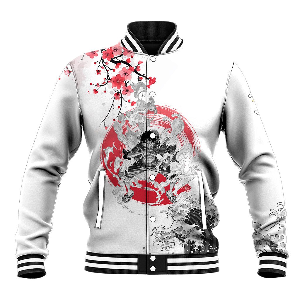 anime one piece luffy strawhat baseball jacket sumi e painting style ts07 420785 1600x