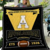 appalachian state mountaineer quilt blanket for fans home decor gift 3a