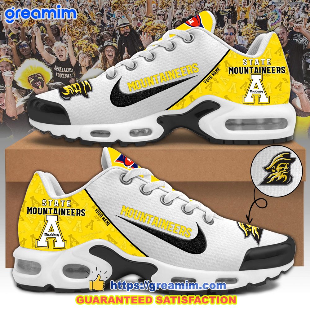 appalachian state mountaineers custom nike air max plus shoes 1 uj86p