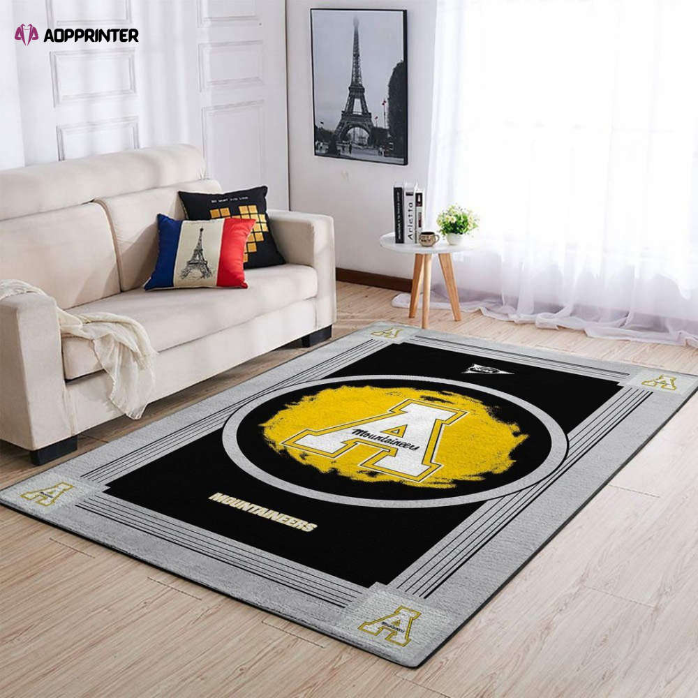 appalachian state mountaineers rug living room floor decor fan gifts 3