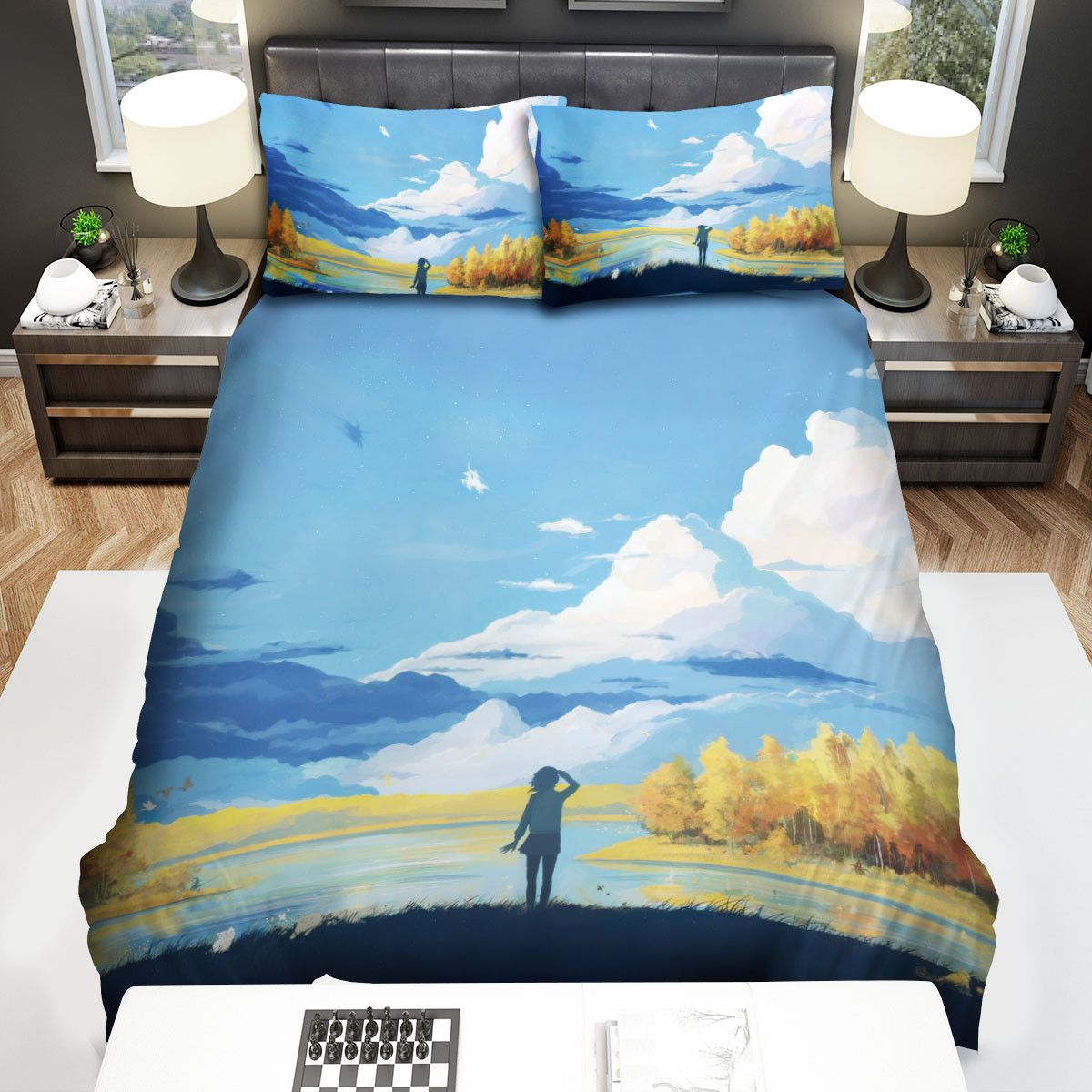 archive band cloud in the sky bed sheets spread duvet cover bedding sets 8us2t