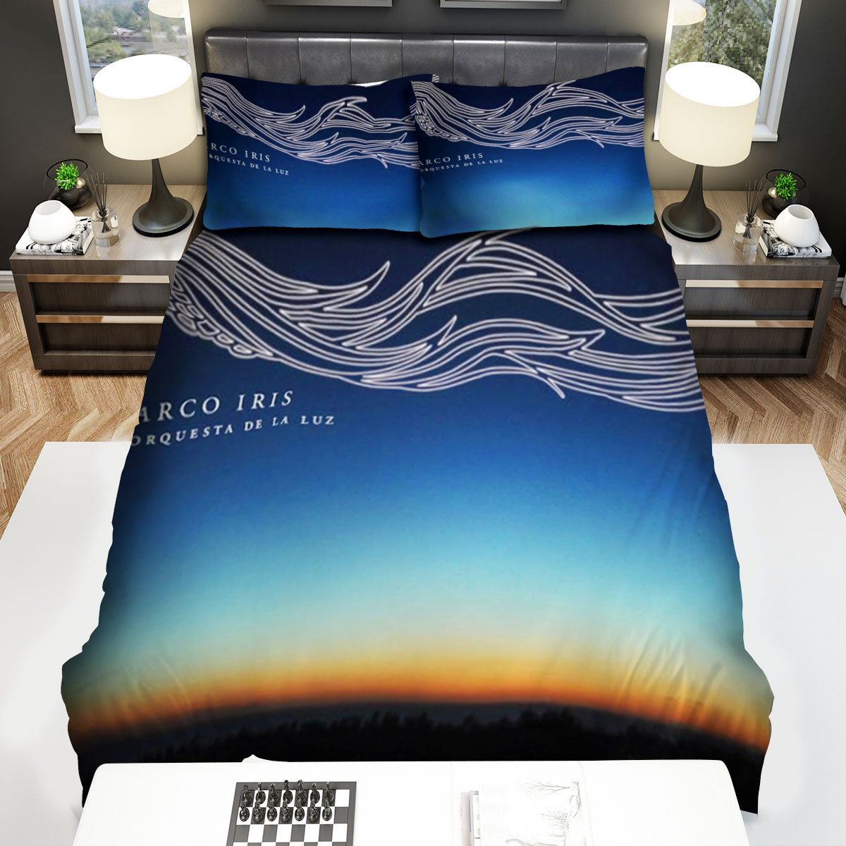 arco iris orquesta de la luz bed sheets spread comforter duvet cover bedding sets cohsk