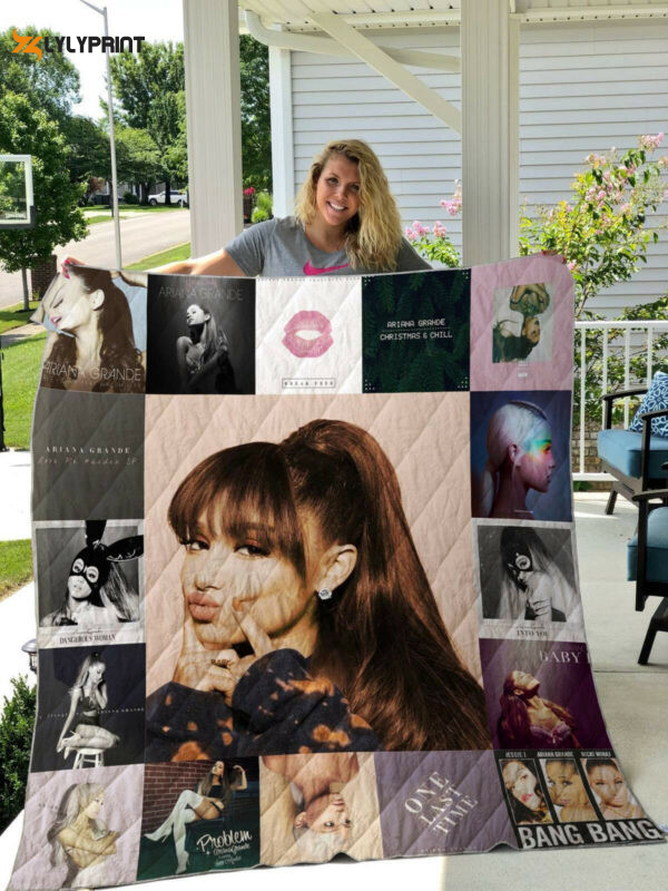 ariana grande albums music thank you for the memories 8k790 gift lover quilt blanket ii0 428